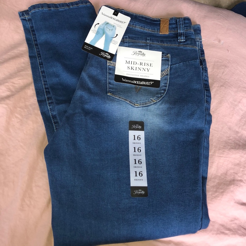 SALE‼️Blue Mid-Rise Skinny jeans👖